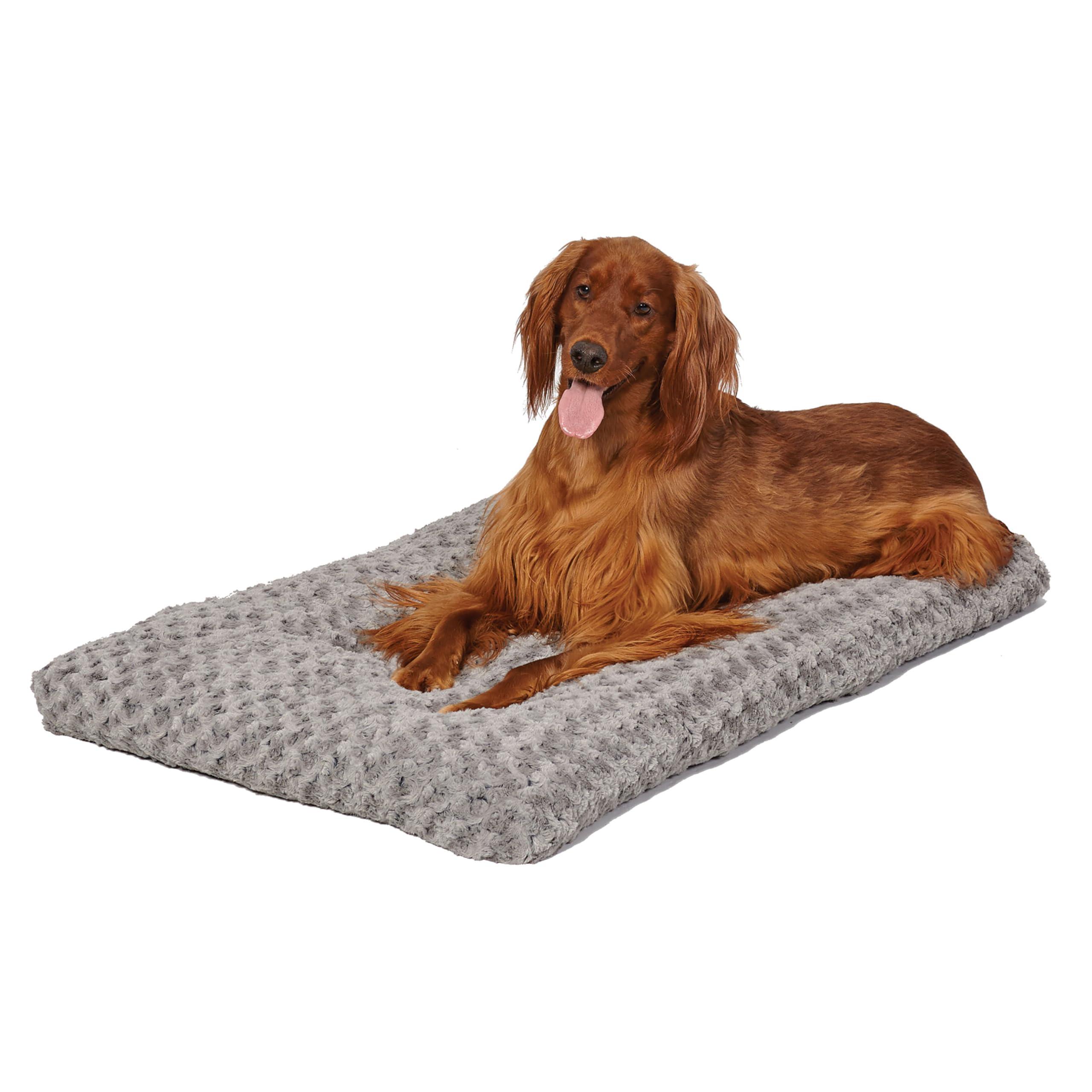 MidWest QuietTime Deluxe Ombre Swirl Pet Bed, Gray, 42-in