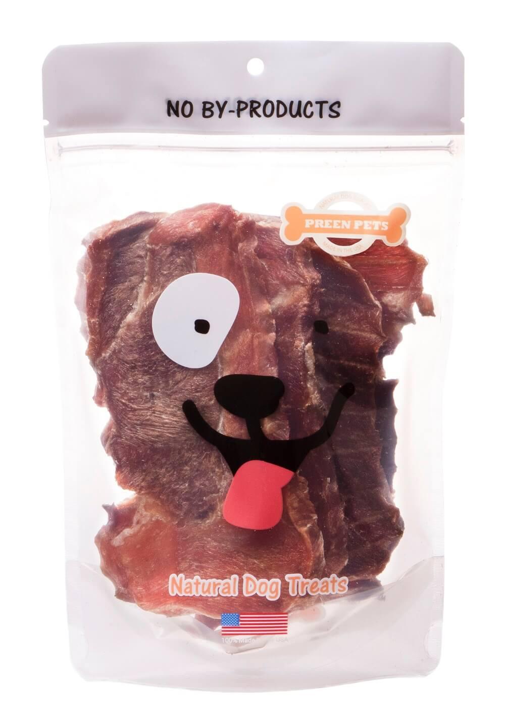 Preen Pets Pork Jerky Dog Treats, 4-oz