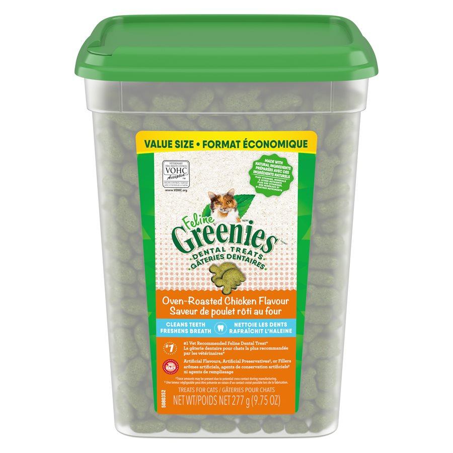 Greenies Félin Gâteries Dentaires Complètes Poulet, 277-gram