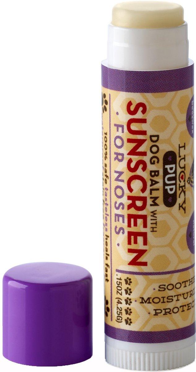 Lucky Pup Dog Balm with Sunscreen for Noses, 0.15-oz