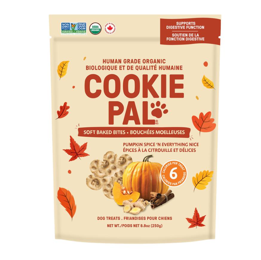 Cookie Pal Halloween Pumpkin Spice 'N Everything Nice Dog Treats, 10.58-oz