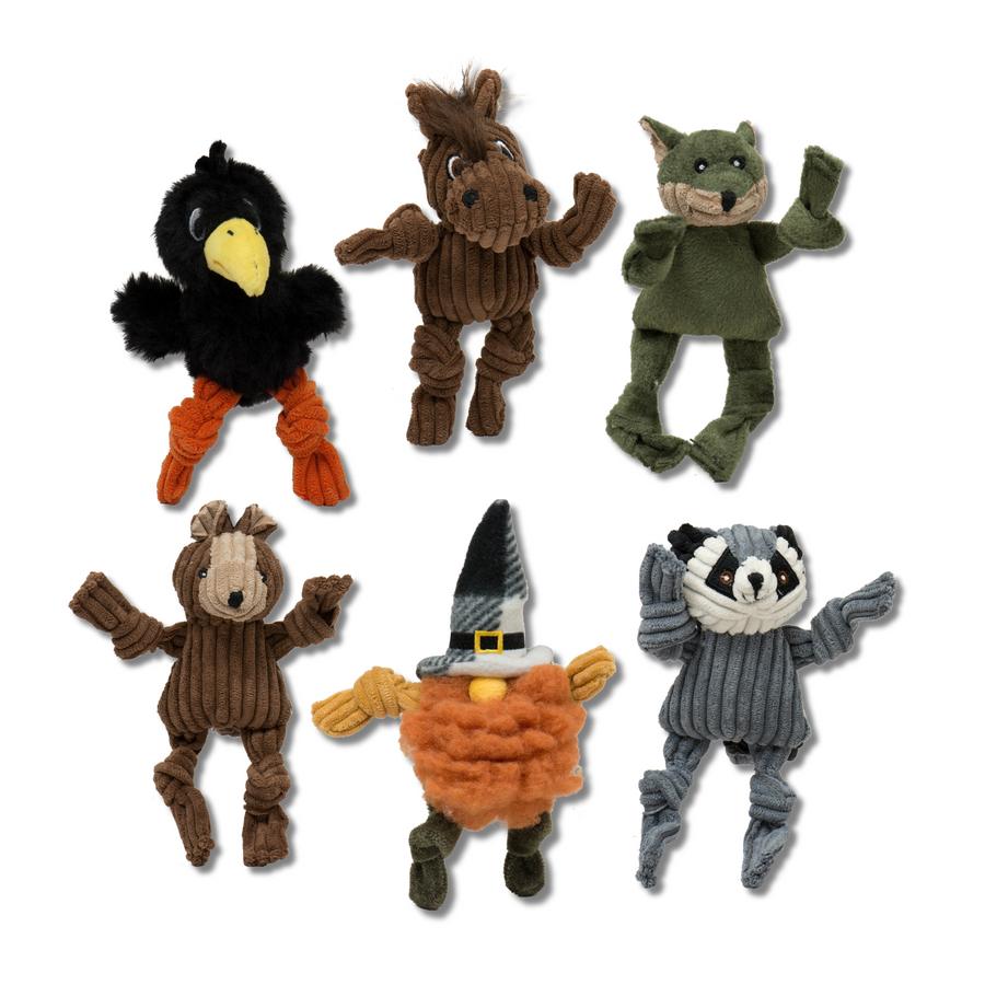 HuggleHounds Apple Dumplin' Fall Wee Huggles Dog Toy, Assorted
