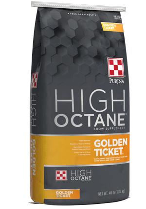 Purina Mills High Octane Golden Ticket Livestock Supplement, 40-lb
