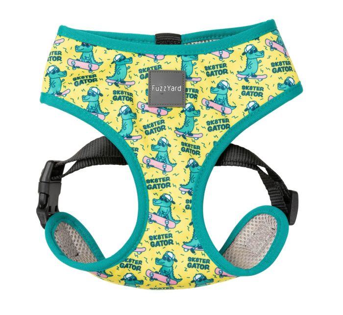 FuzzYard Dog Harness, Sk8ter Gator