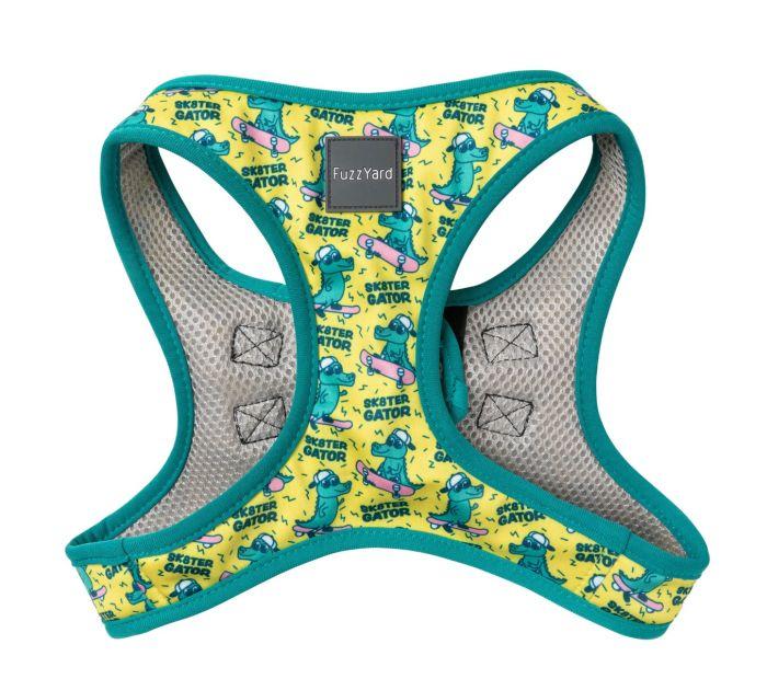 FuzzYard Sk8ter Gator Step-in Harness, X-Small