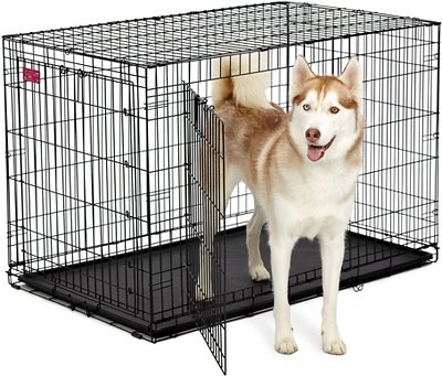 MidWest Life Stages A.C.E Double Door Dog Crate, 48-in