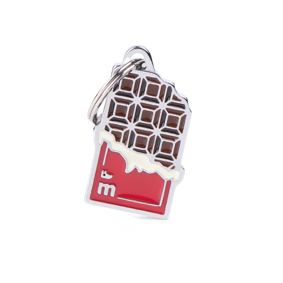 MyFamily Food Chocolate Pet ID Tag, Medium (Size: Medium)