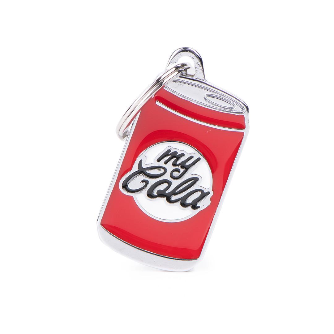 MyFamily Food Cola Can Pet ID Tag, Medium