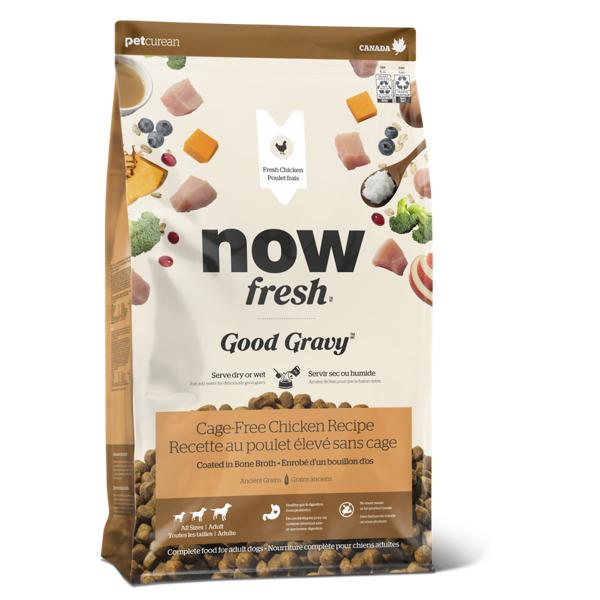 Now Fresh Good Gravy Chicken Coated in Bone Broth Adult Dry Dog Food, 22-lb