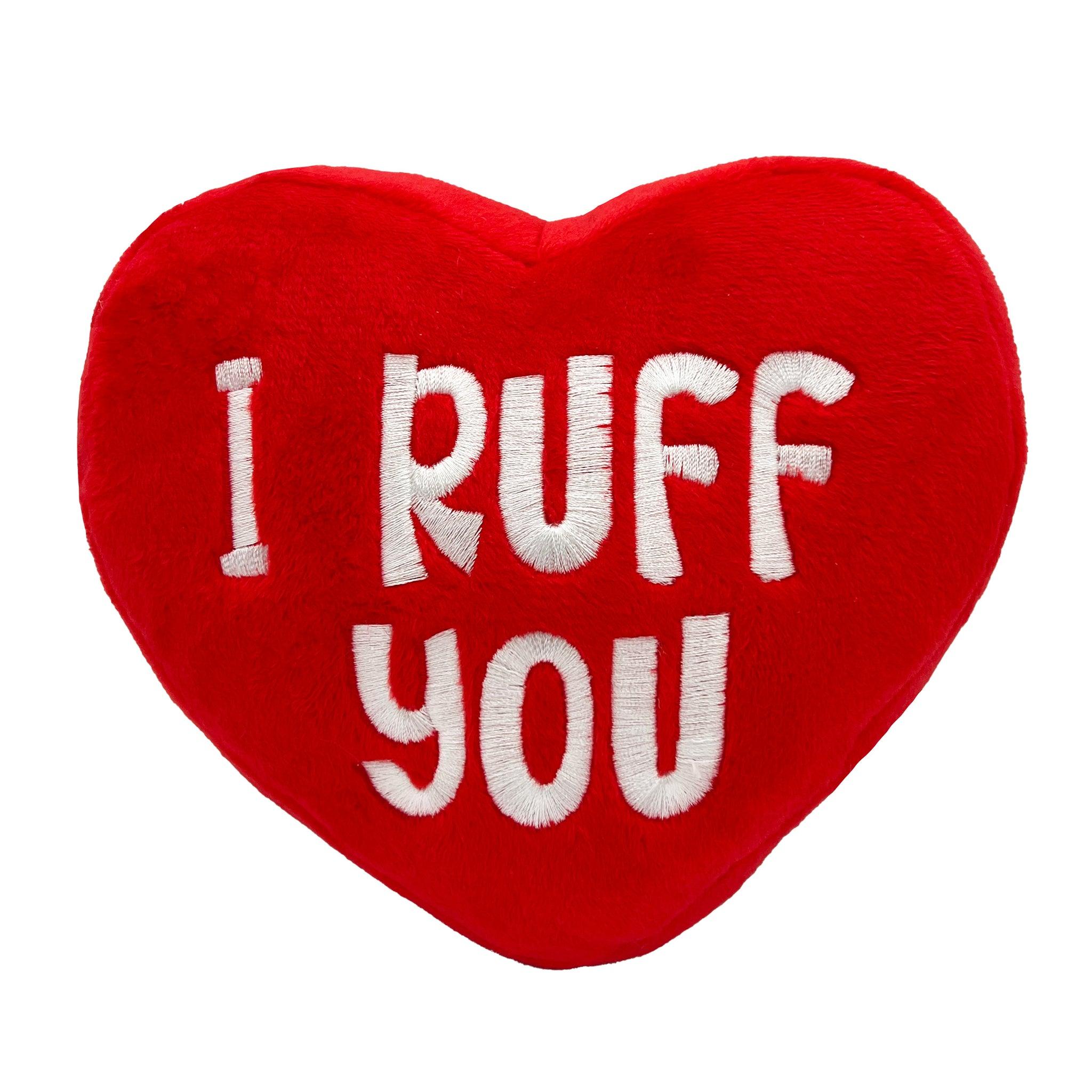 Huxley & Kent I Ruff You Heart Dog Toy