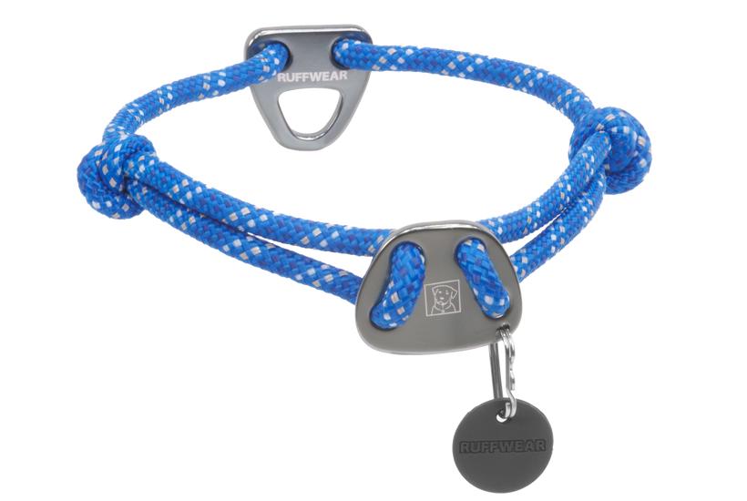 Ruffwear Knot-a-Collar Dog Collar, Blue Pool, 14-20-in