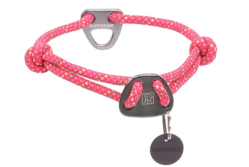 Ruffwear Knot-a-Collar Dog Collar, Fireweed Pink, 14-20-in