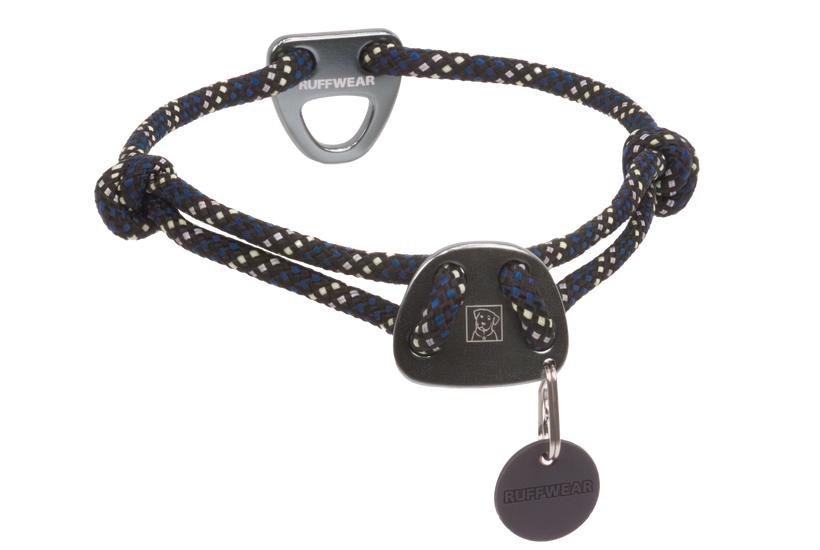 Ruffwear Knot-a-Collar Dog Collar, Obsidian Black, 20-26-in