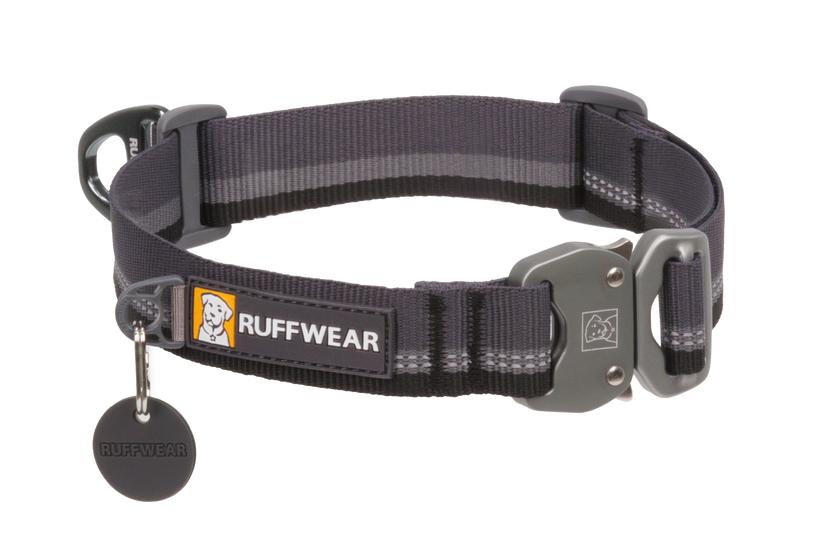 Ruffwear Top Rope Dog Collar, Basalt Gray, 11-14-in