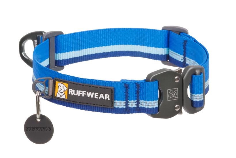 Ruffwear Top Rope Dog Collar, Blue Pool, 11-14-in