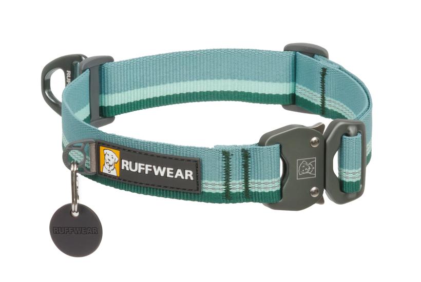Ruffwear Top Rope Dog Collar, River Rock Green, 14-20-in
