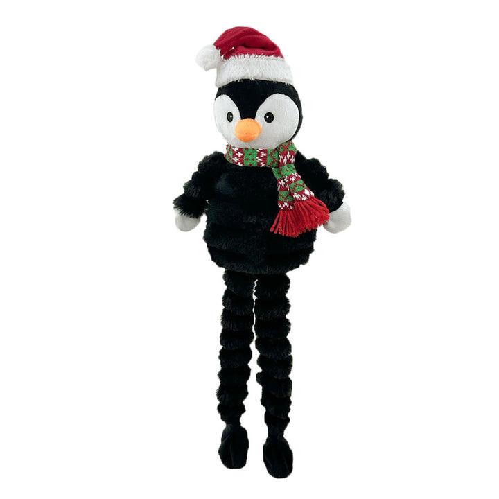 Petlou Christmas Long-Legged Penguin Dog Toy, 26-in