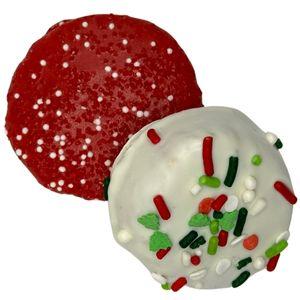 Preppy Puppy Christmas Peanut Butter Oat Dog Treats, 1-count