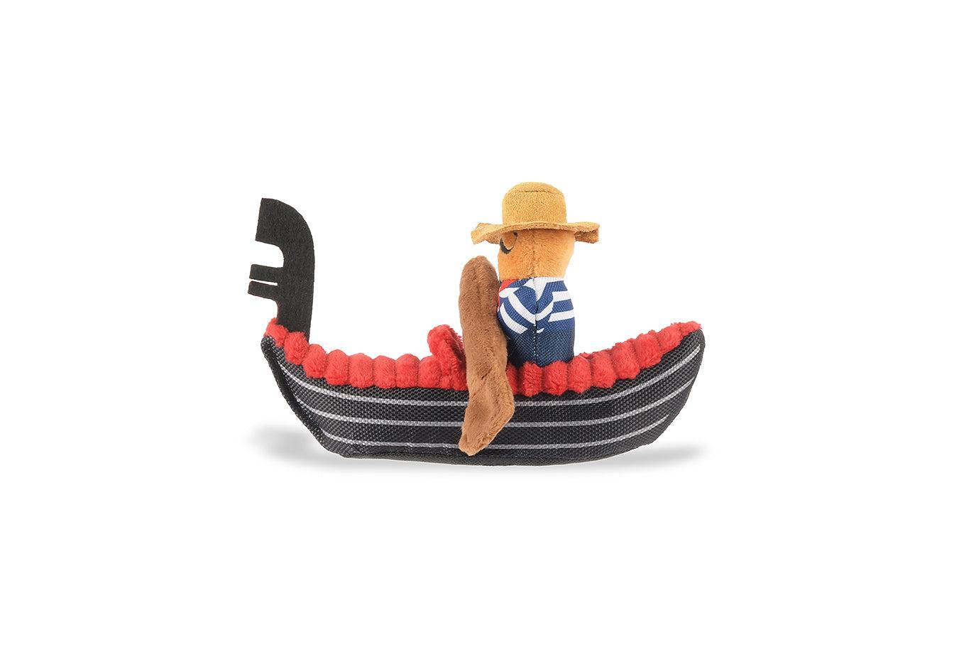 P.L.A.Y. Totally Touristy Giuseppe’s Gondola Dog Toy, Medium