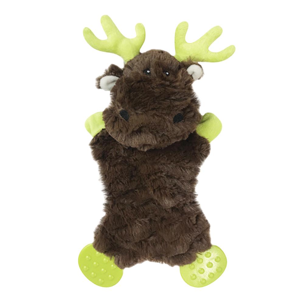 Pet Park Blvd Flatties Moose Dog Toy