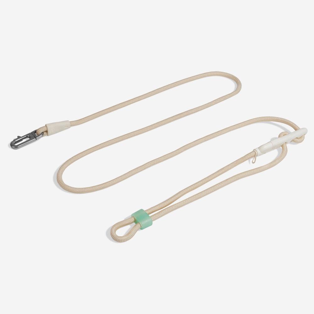 Zee.Dog Hands-Free Dog Leash, Vanilla, 3.9-7.87-ft