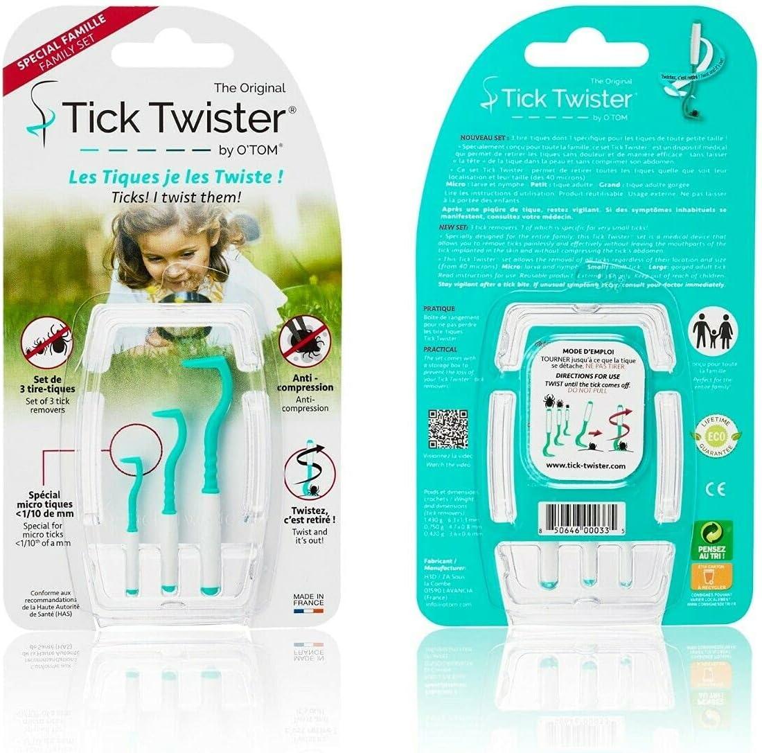 O'Tom Tick Twister Tick Remover Set, 3-piece