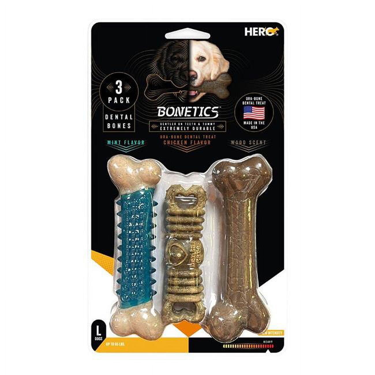 Hero Bonetics Treat Bone Dog Toy, Large