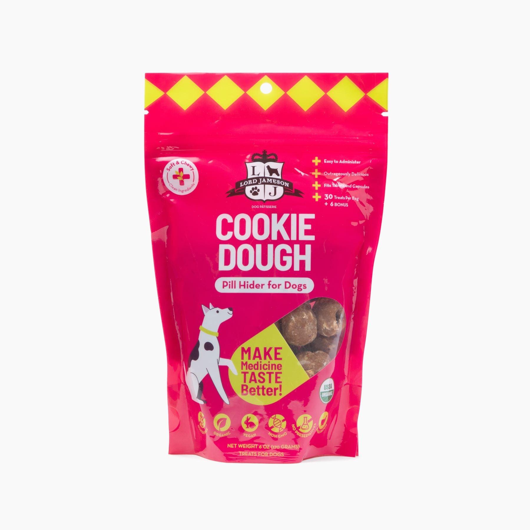 Lord Jameson Cookie Dough Pill Hider Organic Dog Treats, 6-oz