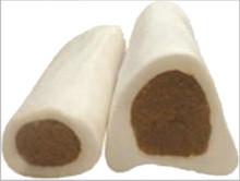Home Range/Open Range Stuffed Bone Bully Stick Dog Treats, 3-4-in