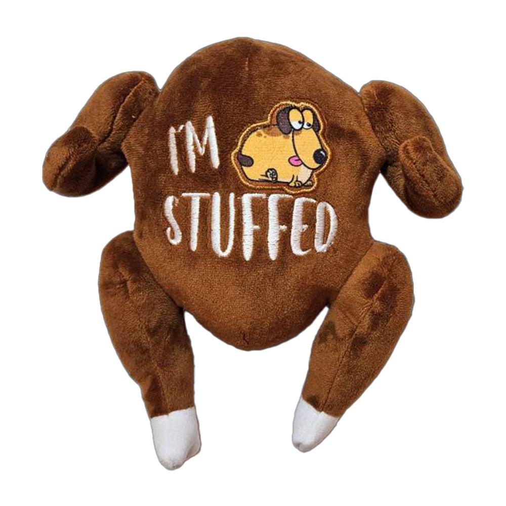 Huxley & Kent Power Plush I'm Stuffed Turkey Dog Toy