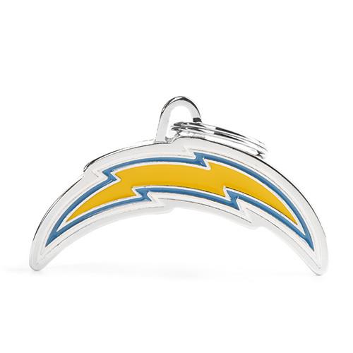 MyFamily NFL Los Angeles Chargers Pet ID Tag, Medium (Size: Medium)