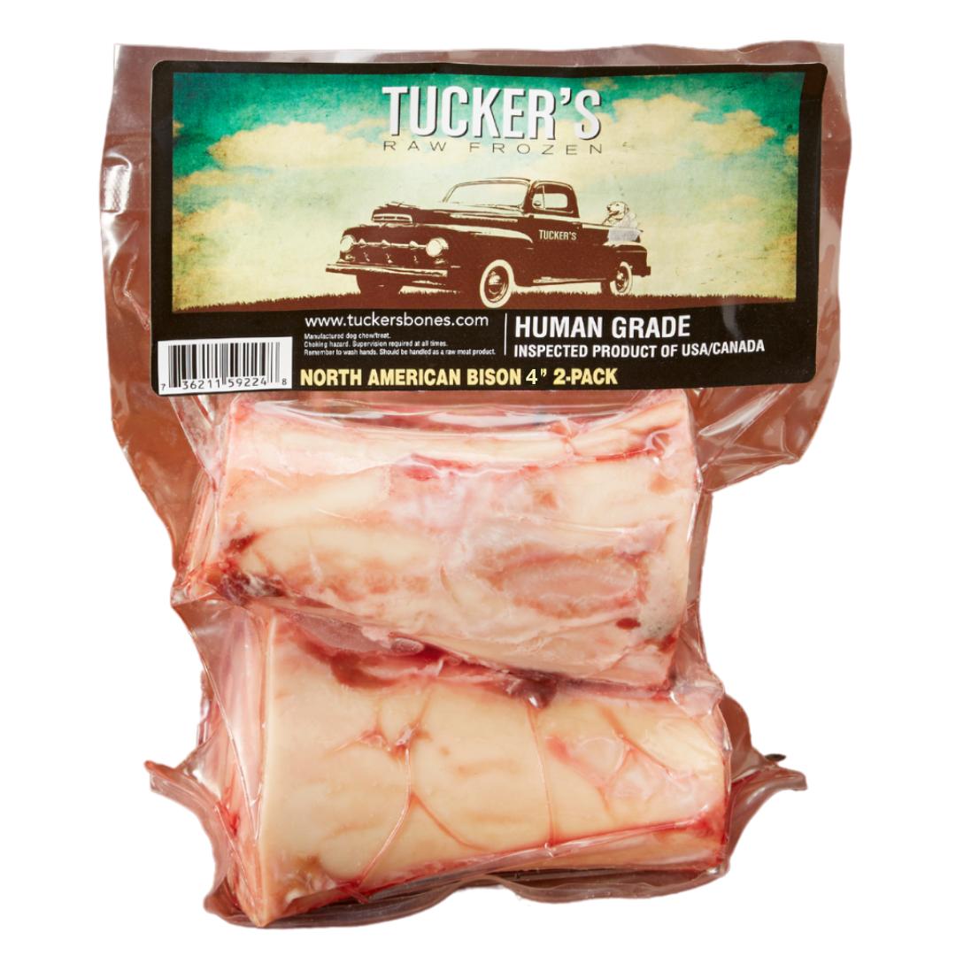Tucker's Bison Bone Frozen Dog Treats, 4-in