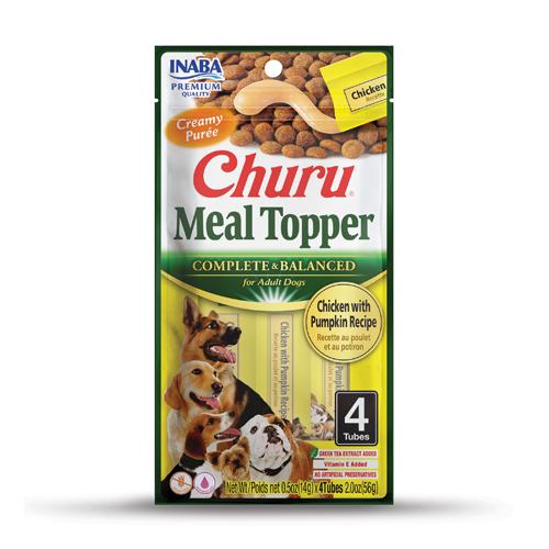 INABA Churu Meal Topper Chicken with Pumpkin for Dogs