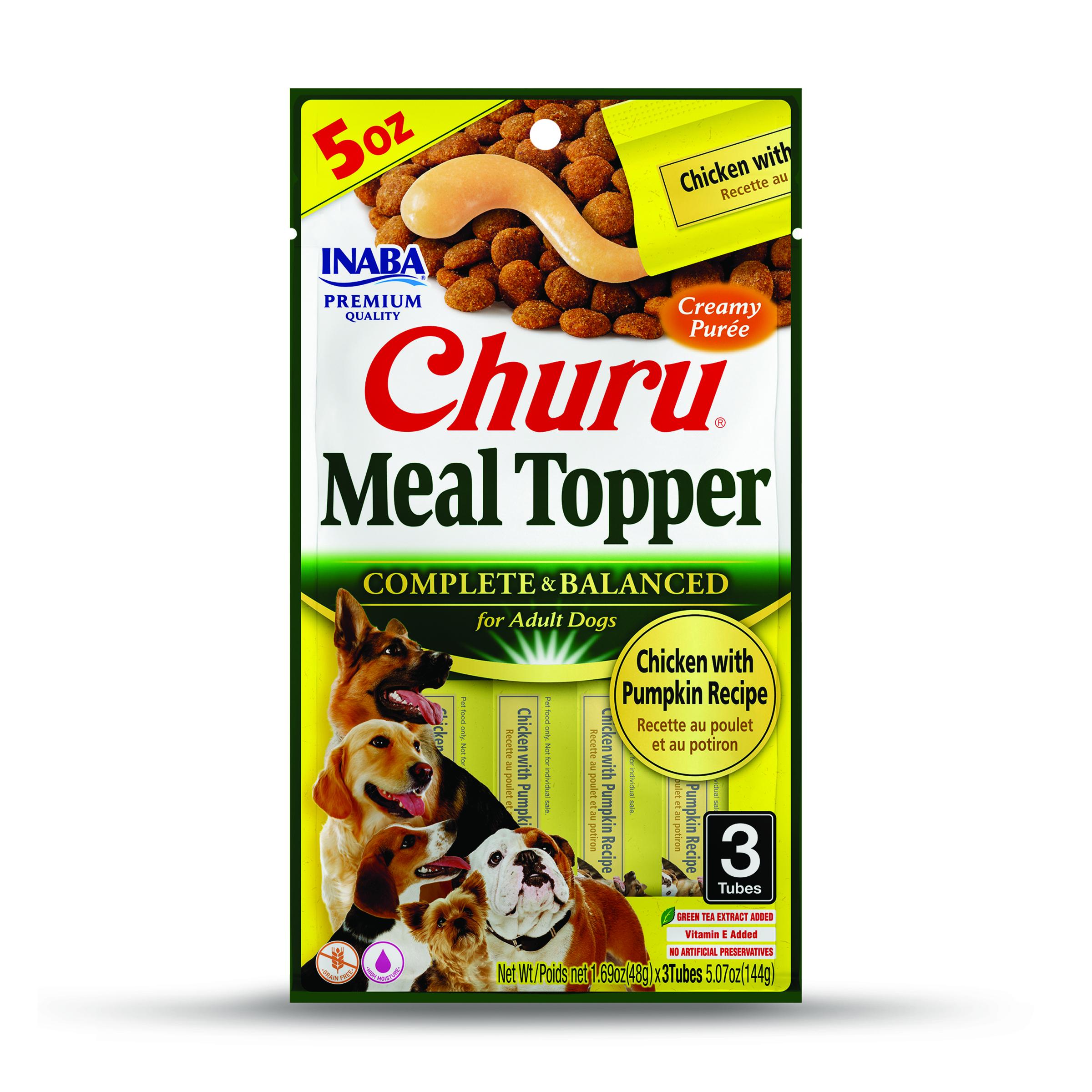 INABA Churu Meal Topper Chicken with Pumpkin for Dogs