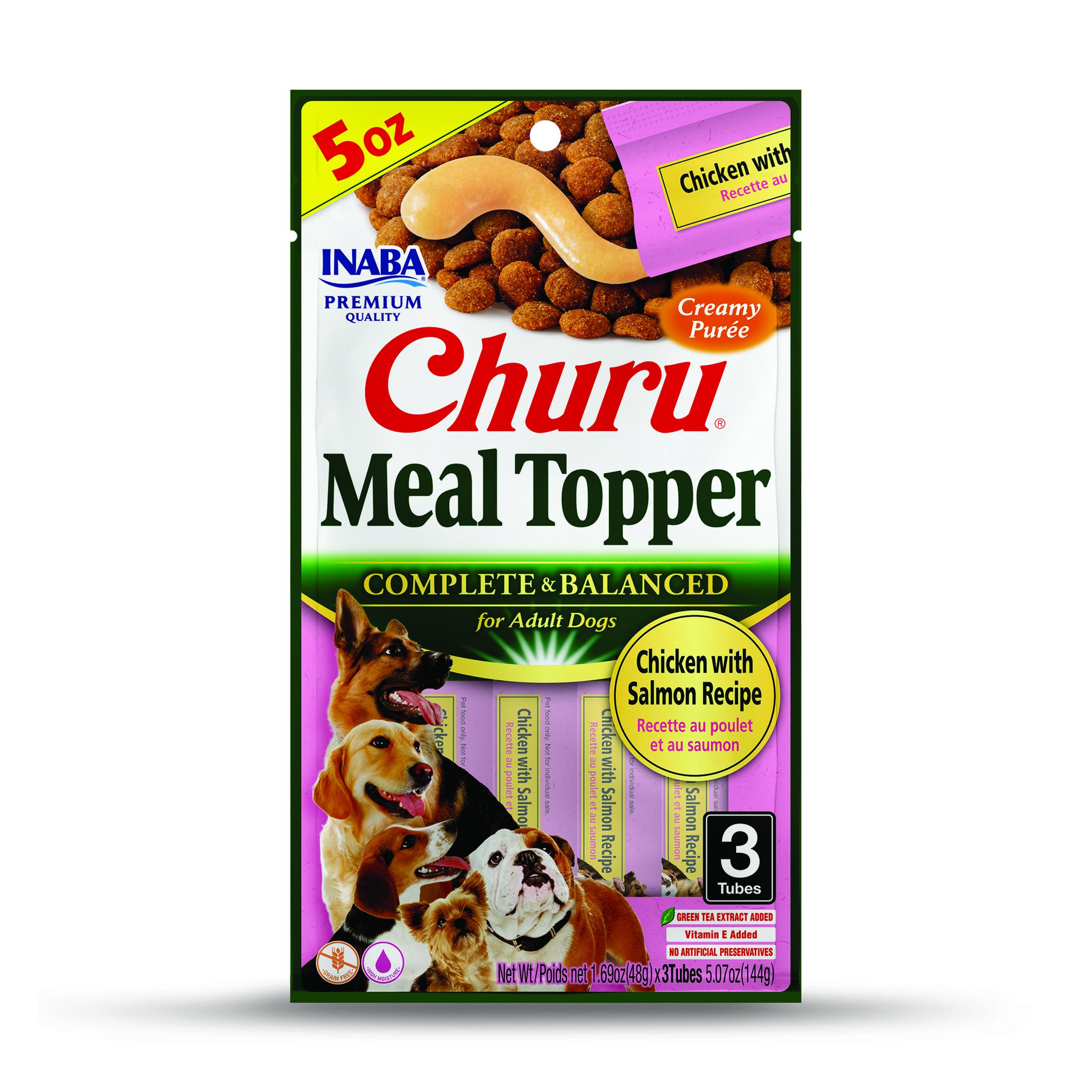 INABA Churu Meal Topper Chicken with Salmon for Dogs
