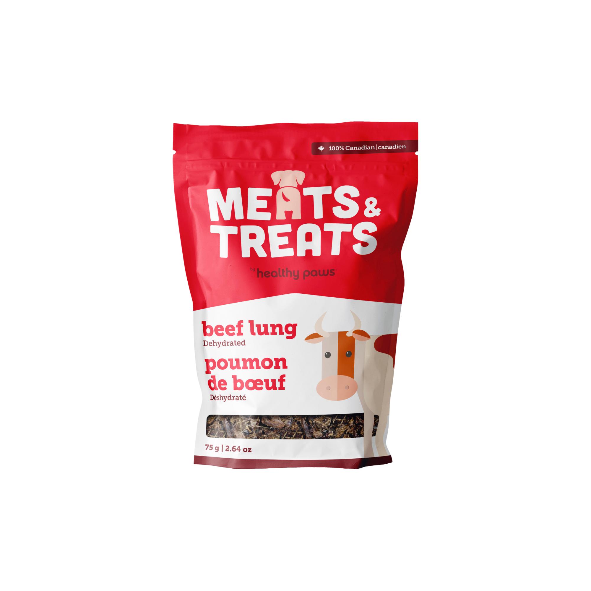 Healthy Paws Beef Lung Dehydrated Dog & Cat Treats