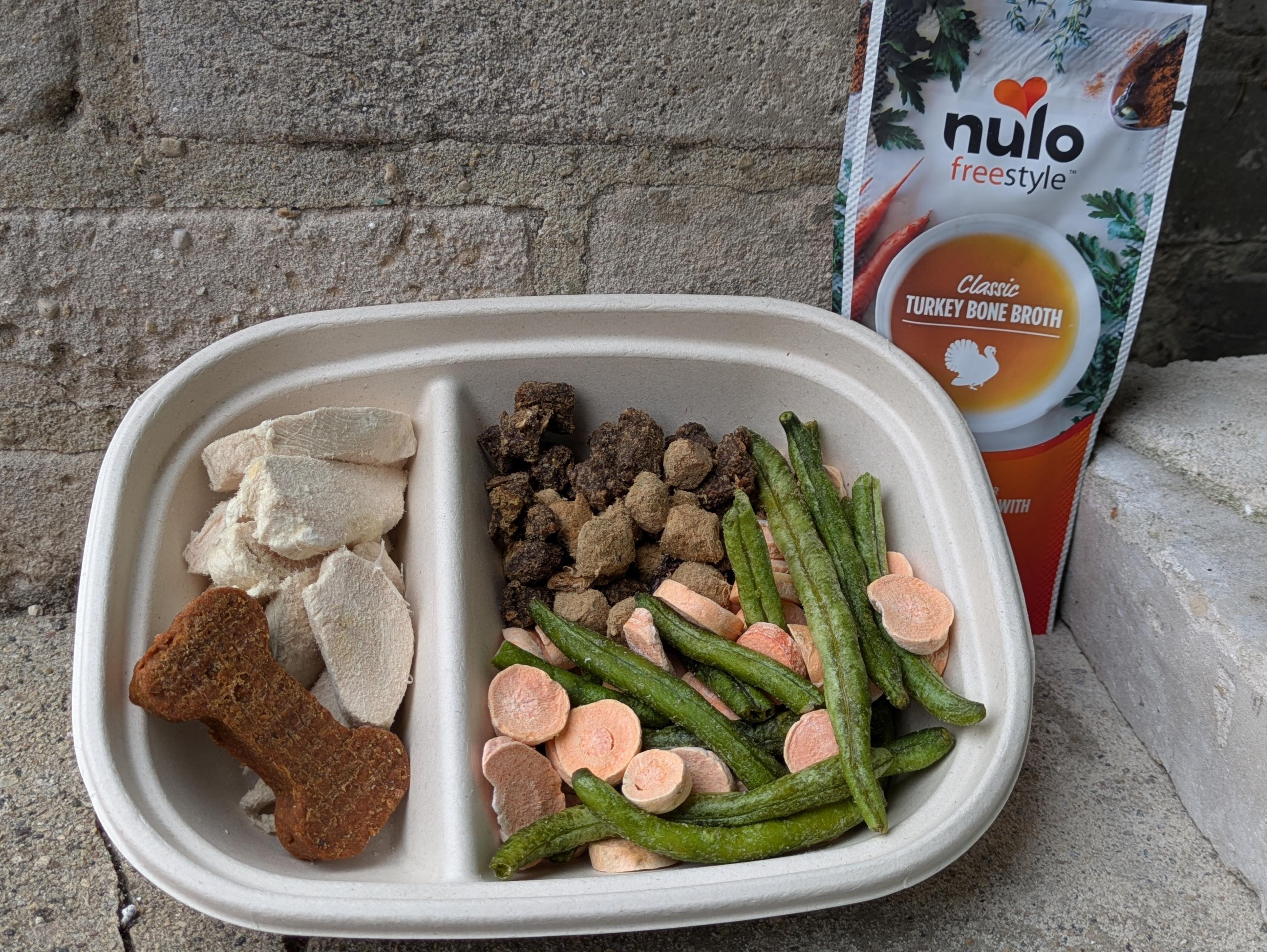 bad dog frida Thanksgiving Dinner Plate for Dogs, Small