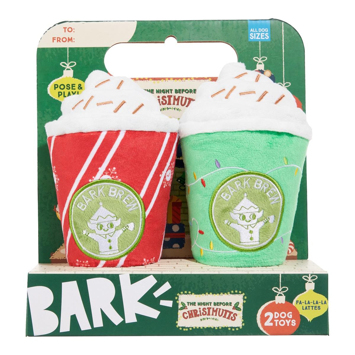 BarkShop	 Fa-La-La-Lattes Plush Dog Toy