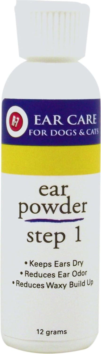 Miracle Care R-7 Step 1 Ear Powder for Dogs & Cats, 12-gram