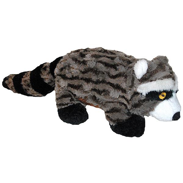 Patchwork Pet Swirl Raccoon Dog Toy, 8-in