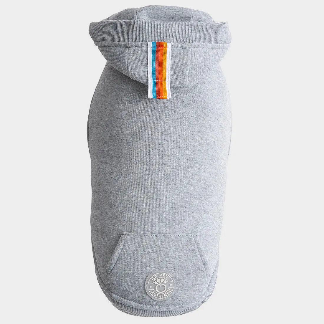 GF Pet Urban Dog Hoodie, Heather Grey, Small