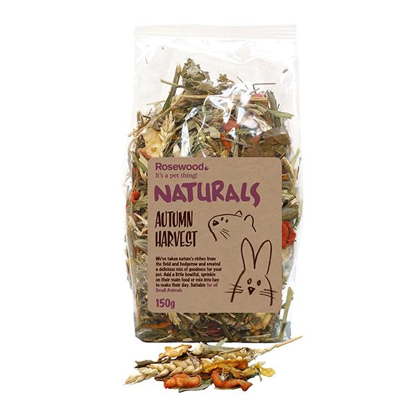 Rosewood Naturals Autumn Harvest Small Animal Treats, 150-gram