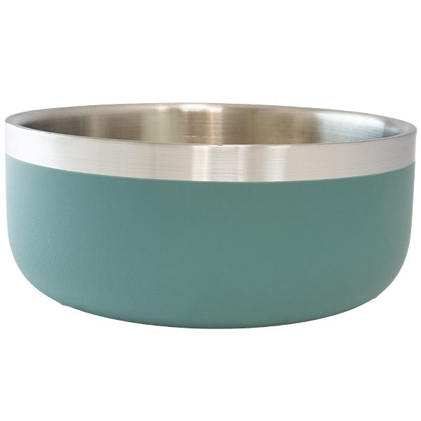 Bones + Arrows Beti Dog Bowl, Teal, 1200-mL