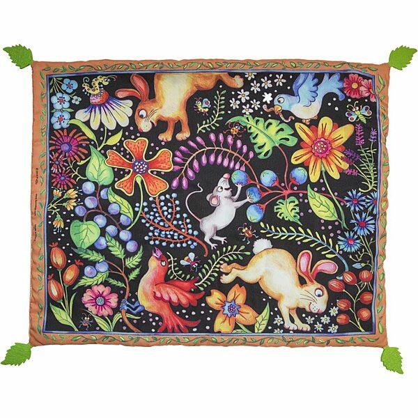 Multipet Fuzzu Sweet Spot Kitty Carpet Catnip Cat Toy, Summer's Dream