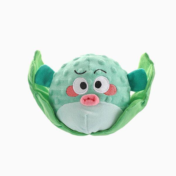 HugSmart Fuzzy Friendz Ocean Pals Puffer Fish Dog Toy