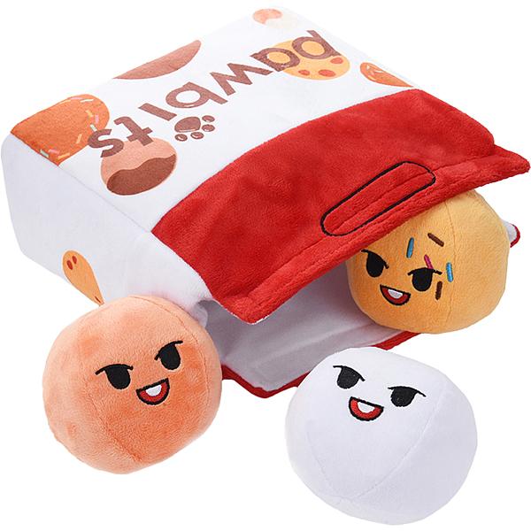 HugSmart Puzzle Hunter Pooch Sweets Pawbits Dog Toy, 8 x 8 x 3-in
