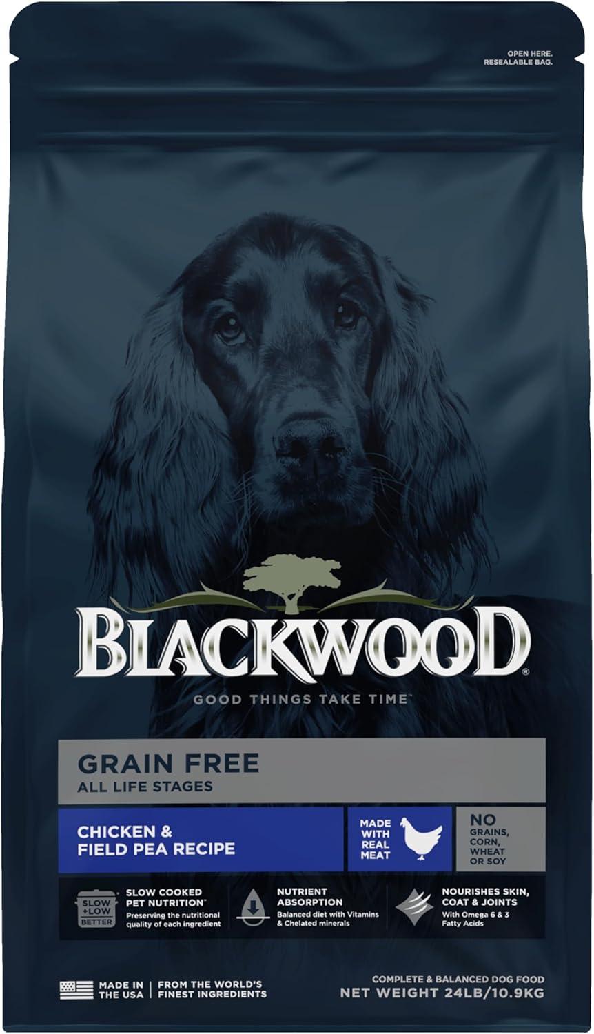 Blackwood Chicken & Field Pea Grain-Free Dry Dog Food, 24-lb|10.87-kg
