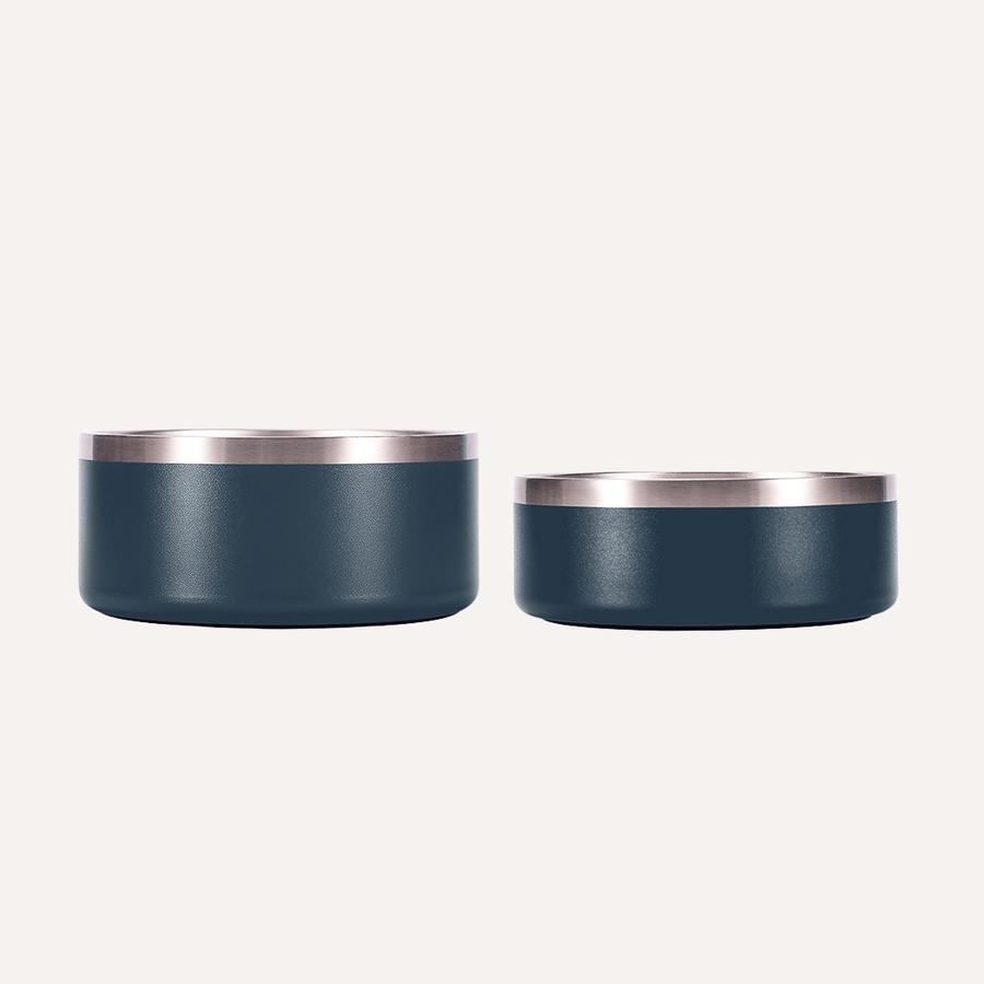 Tilley + Me Stainless Steel Pet Bowl, Indigo Sky, 64-oz