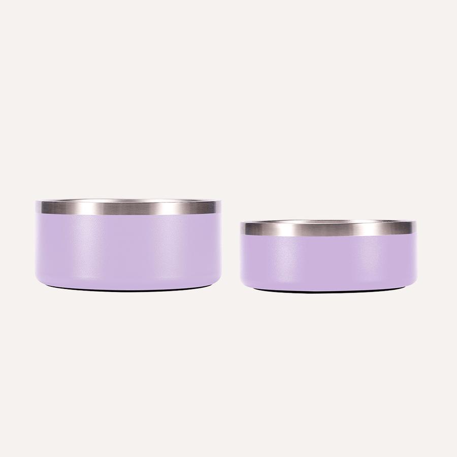 Tilley + Me Stainless Steel Pet Bowl, Lilac Dreams