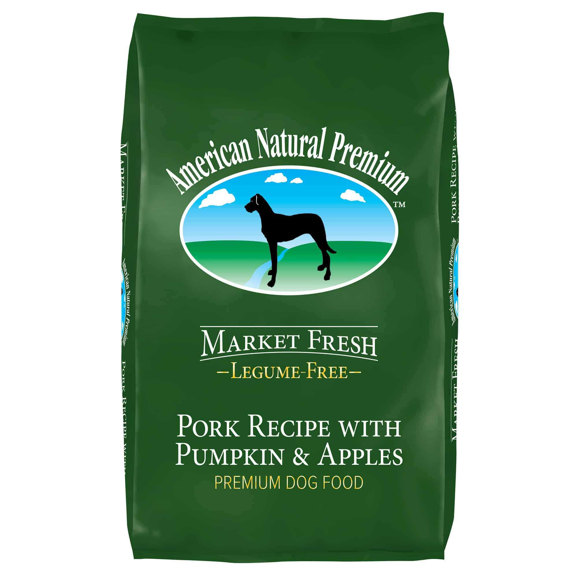 American Natural Premium Market Fresh Pork with Pumpkin & Apple Legume-Free Dry Dog Food, 12-lb